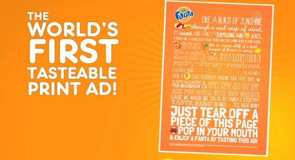 The ‘World’s First’ Tastable Print Ad