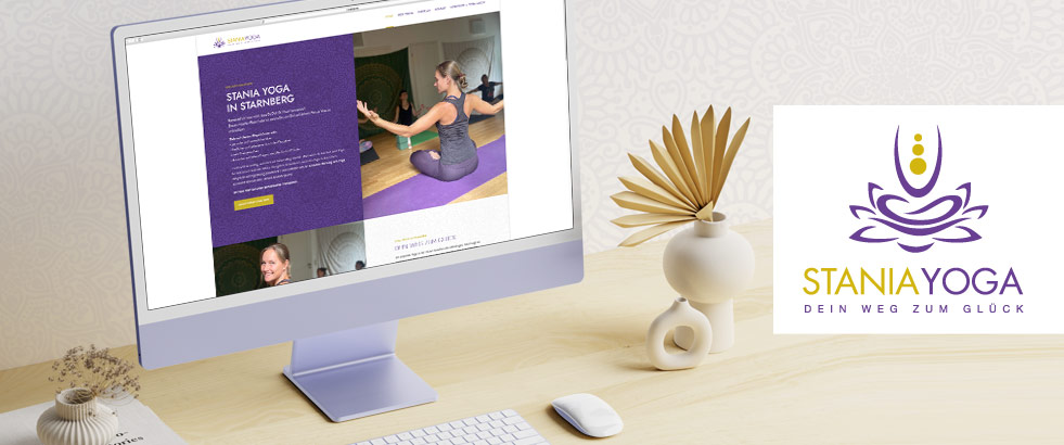 Stania Yoga Starnberg Webdesign und Branding