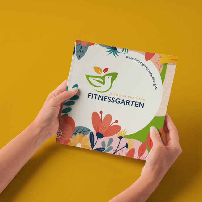 Fitnessgarten-Logodesign